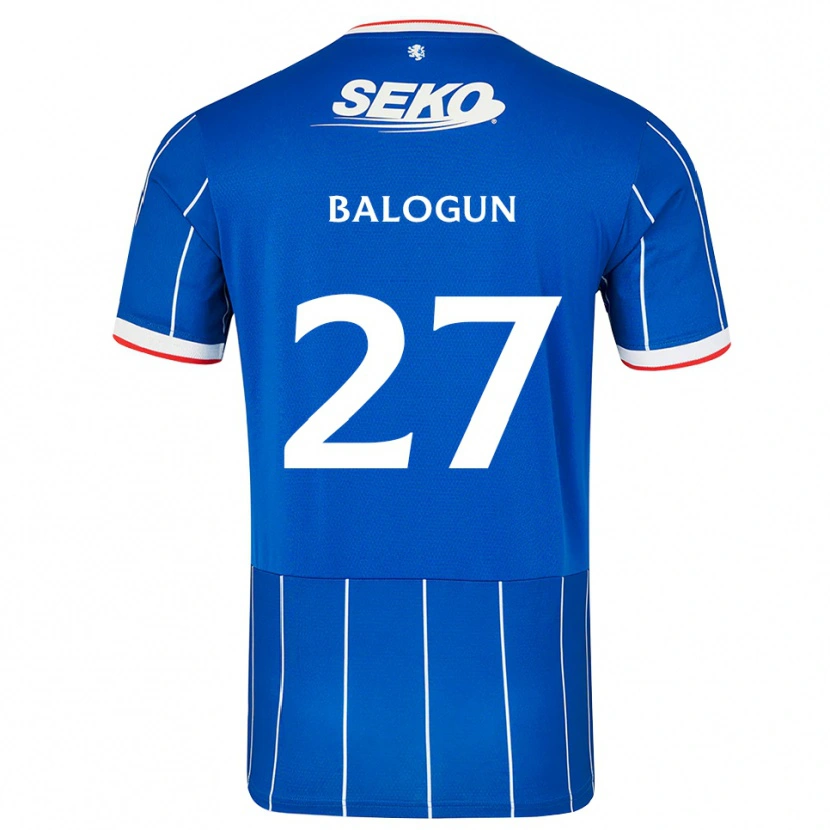 Danxen Męski Leon Balogun #27 Czerwony Niebieski Biały Domowa Koszulka 2026/27 Koszulki Klubowe