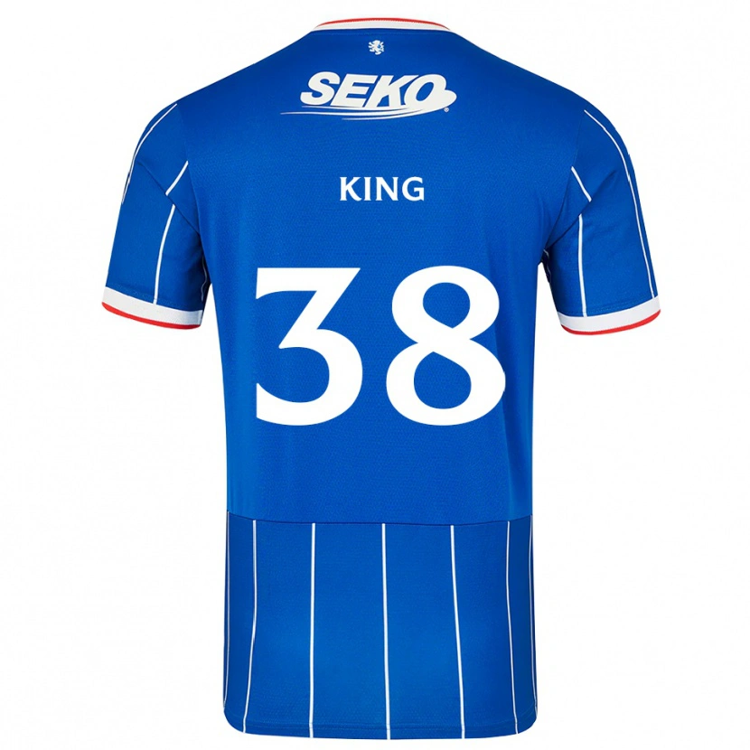 Danxen Męski Leon King #38 Czerwony Niebieski Biały Domowa Koszulka 2026/27 Koszulki Klubowe
