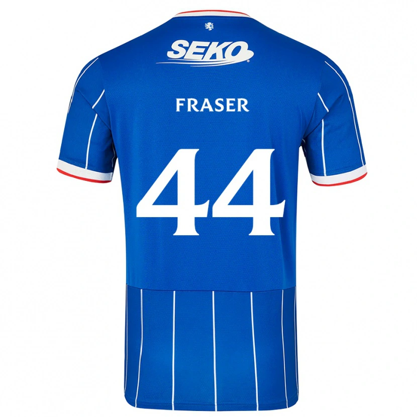 Danxen Męski Robbie Fraser #44 Czerwony Niebieski Biały Domowa Koszulka 2026/27 Koszulki Klubowe