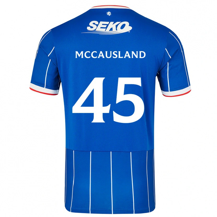 Danxen Męski Ross Mccausland #45 Czerwony Niebieski Biały Domowa Koszulka 2026/27 Koszulki Klubowe