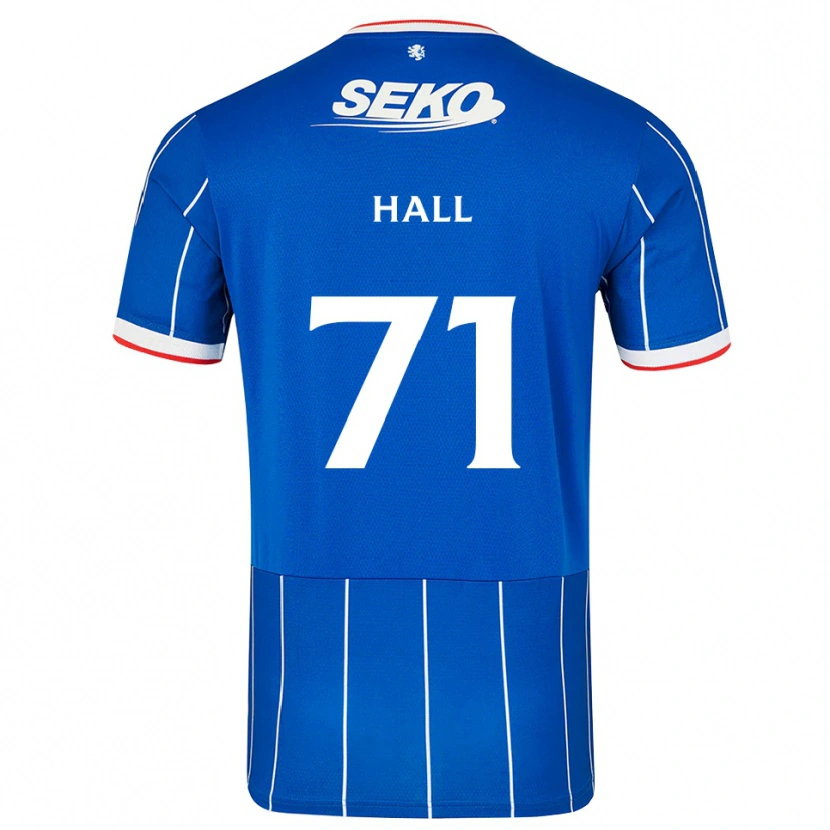 Danxen Męski Ruaridh Hall #71 Czerwony Niebieski Biały Domowa Koszulka 2026/27 Koszulki Klubowe