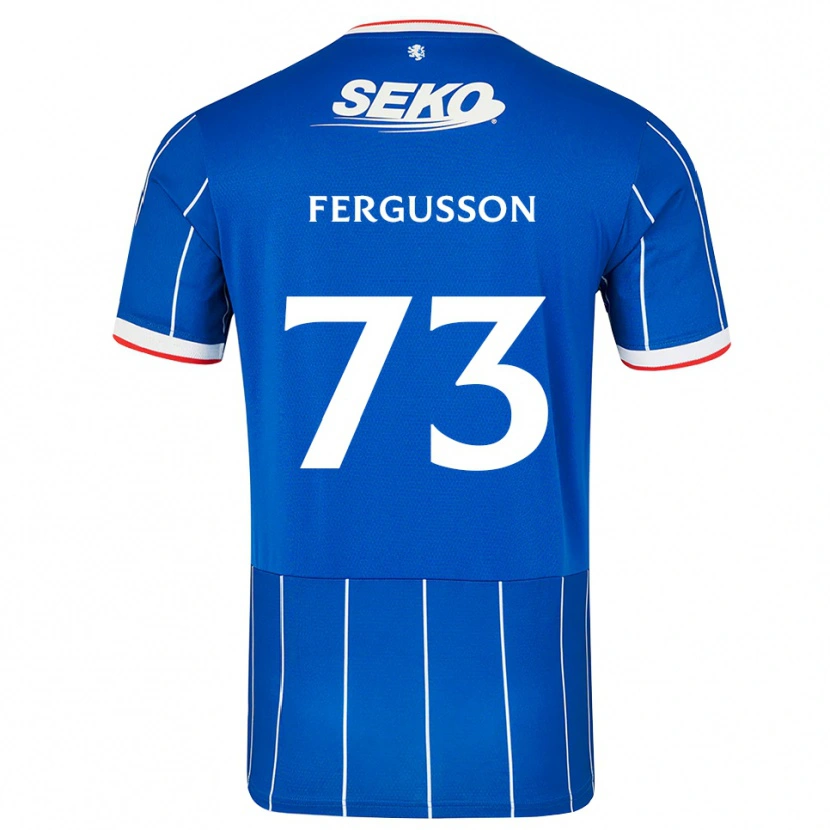 Danxen Męski Coben Fergusson #73 Czerwony Niebieski Biały Domowa Koszulka 2026/27 Koszulki Klubowe