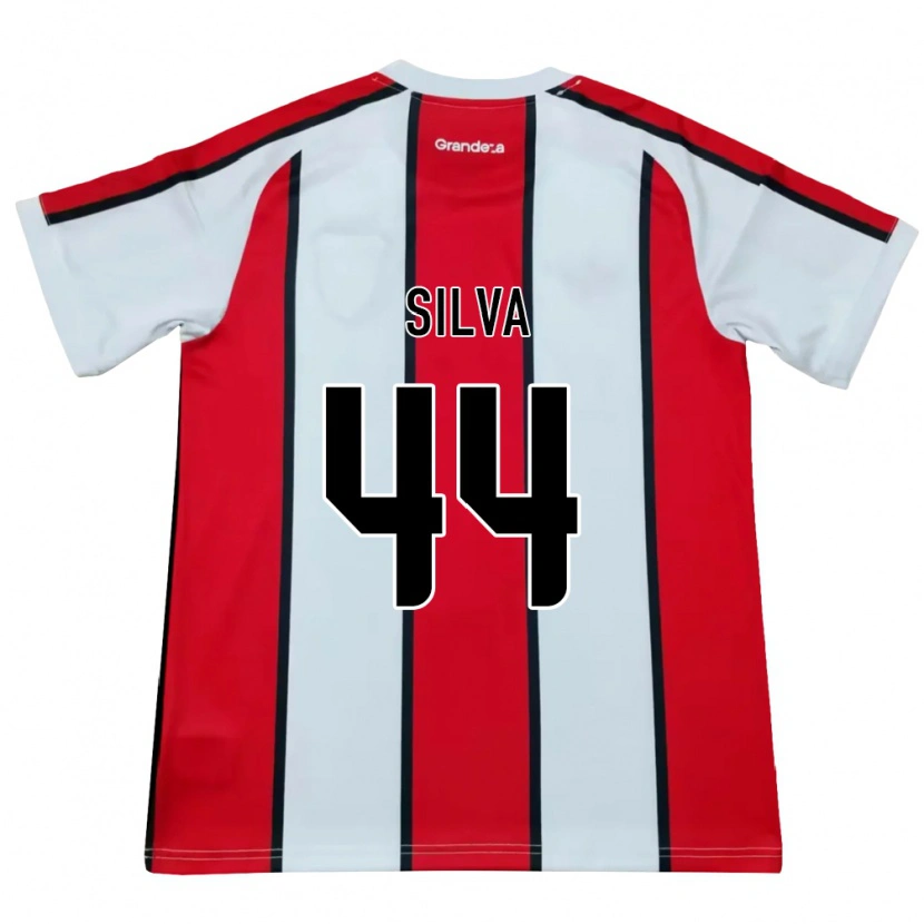 Danxen Męski Lucas Silva #44 Biały Czerwony Czarny Wyjazdowa Koszulka 2026/27 Koszulki Klubowe