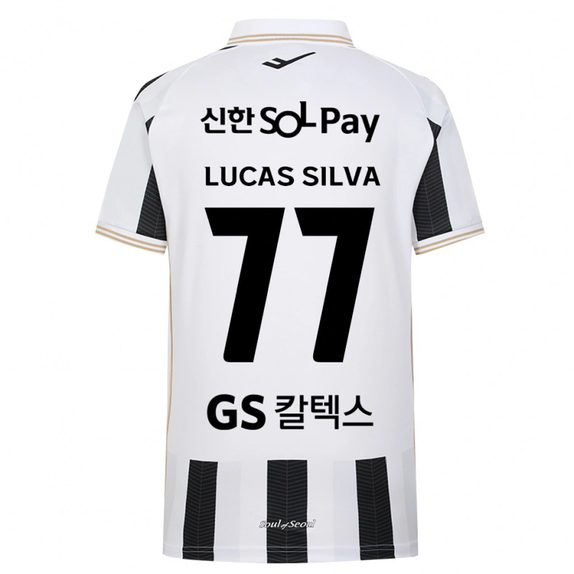 Danxen Męski Lucas Silva #77 Czarny Biały Wyjazdowa Koszulka 2026/27 Koszulki Klubowe