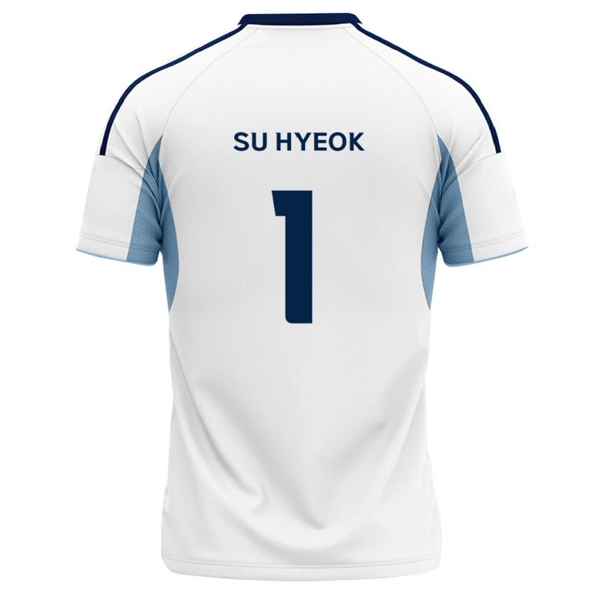 Danxen Męski Su-Hyeok Jo #1 Królewski Niebieski Biały Wyjazdowa Koszulka 2026/27 Koszulki Klubowe