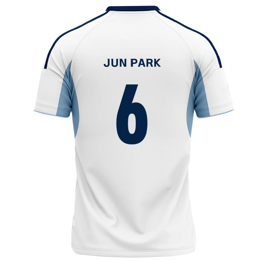 Danxen Męski Jun Park #6 Królewski Niebieski Biały Wyjazdowa Koszulka 2026/27 Koszulki Klubowe
