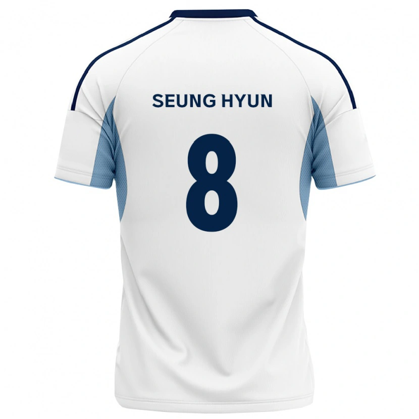 Danxen Męski Seung-Hyun Kim #8 Królewski Niebieski Biały Wyjazdowa Koszulka 2026/27 Koszulki Klubowe