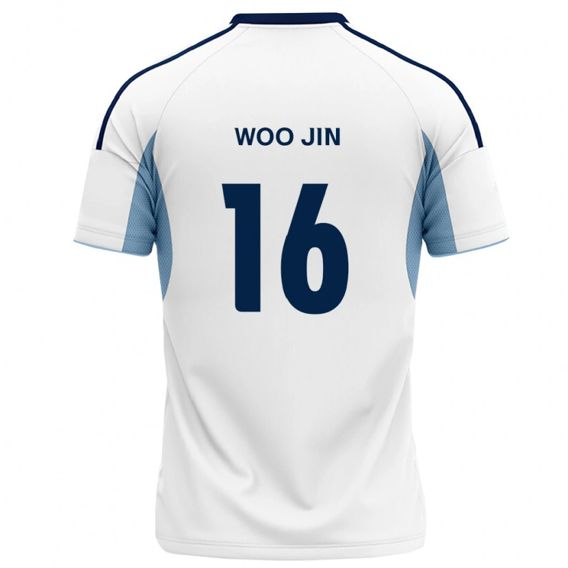 Danxen Męski Woo-Jin Park #16 Królewski Niebieski Biały Wyjazdowa Koszulka 2026/27 Koszulki Klubowe