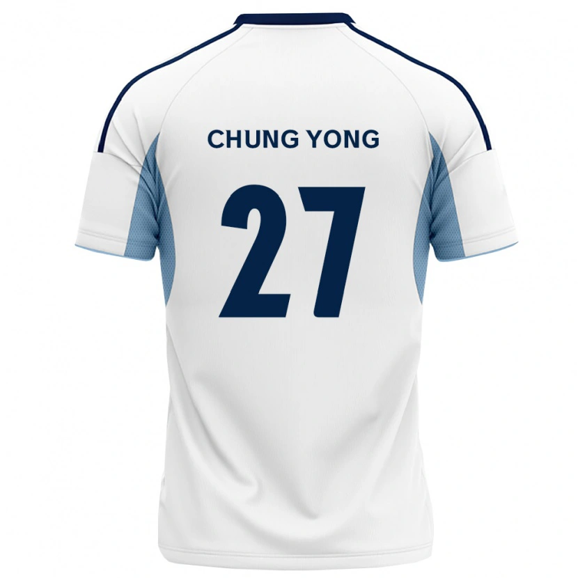 Danxen Męski Chung-Yong Lee #27 Królewski Niebieski Biały Wyjazdowa Koszulka 2026/27 Koszulki Klubowe