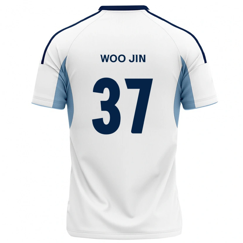 Danxen Męski Woo-Jin Jung #37 Królewski Niebieski Biały Wyjazdowa Koszulka 2026/27 Koszulki Klubowe