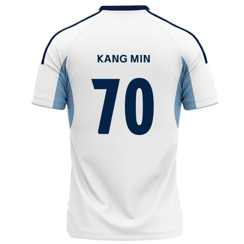 Danxen Męski Kang-Min Choi #70 Królewski Niebieski Biały Wyjazdowa Koszulka 2026/27 Koszulki Klubowe