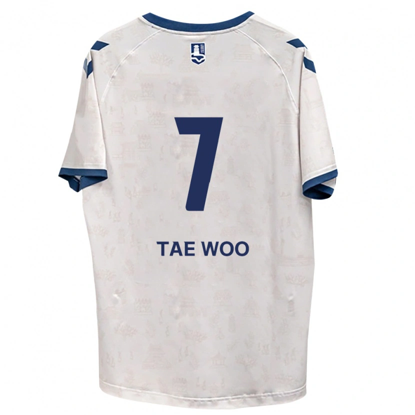 Danxen Męski Tae-Woo Kim #7 Królewski Niebieski Biały Wyjazdowa Koszulka 2026/27 Koszulki Klubowe