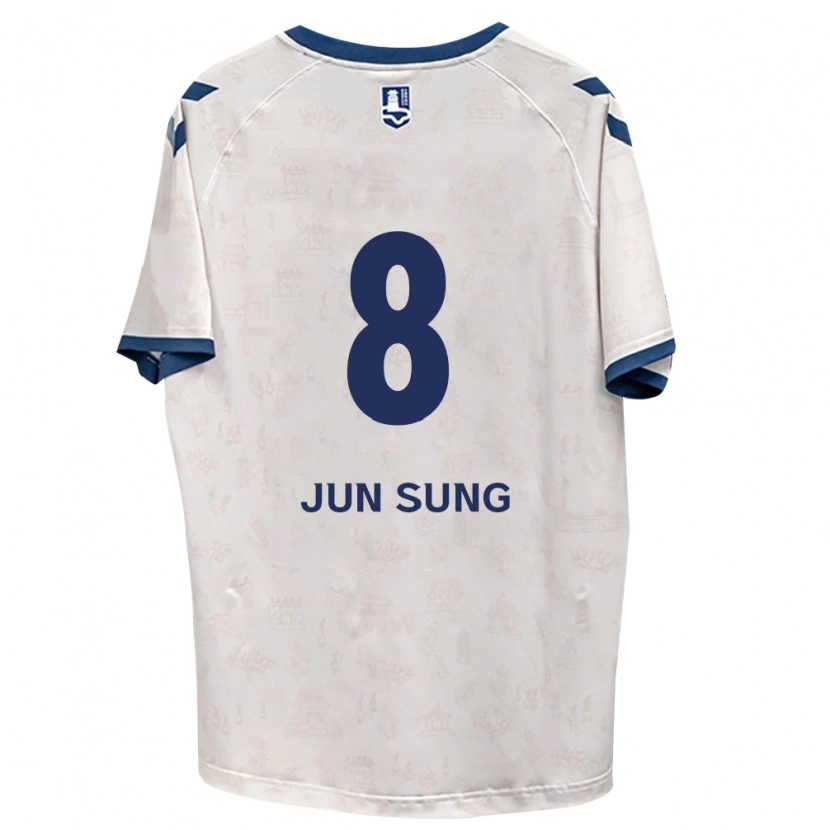 Danxen Męski Jun-Sung Lee #8 Królewski Niebieski Biały Wyjazdowa Koszulka 2026/27 Koszulki Klubowe