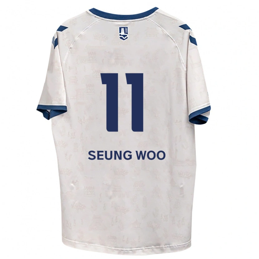 Danxen Męski Seung-Woo Lee #11 Królewski Niebieski Biały Wyjazdowa Koszulka 2026/27 Koszulki Klubowe
