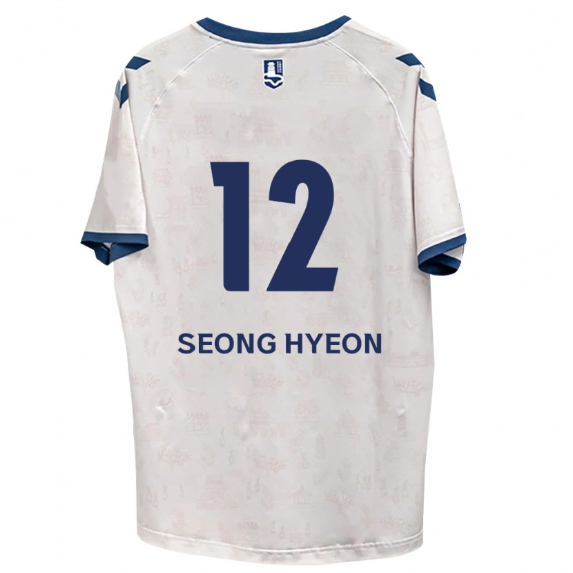 Danxen Męski Seong-Hyeon Choi #12 Królewski Niebieski Biały Wyjazdowa Koszulka 2026/27 Koszulki Klubowe