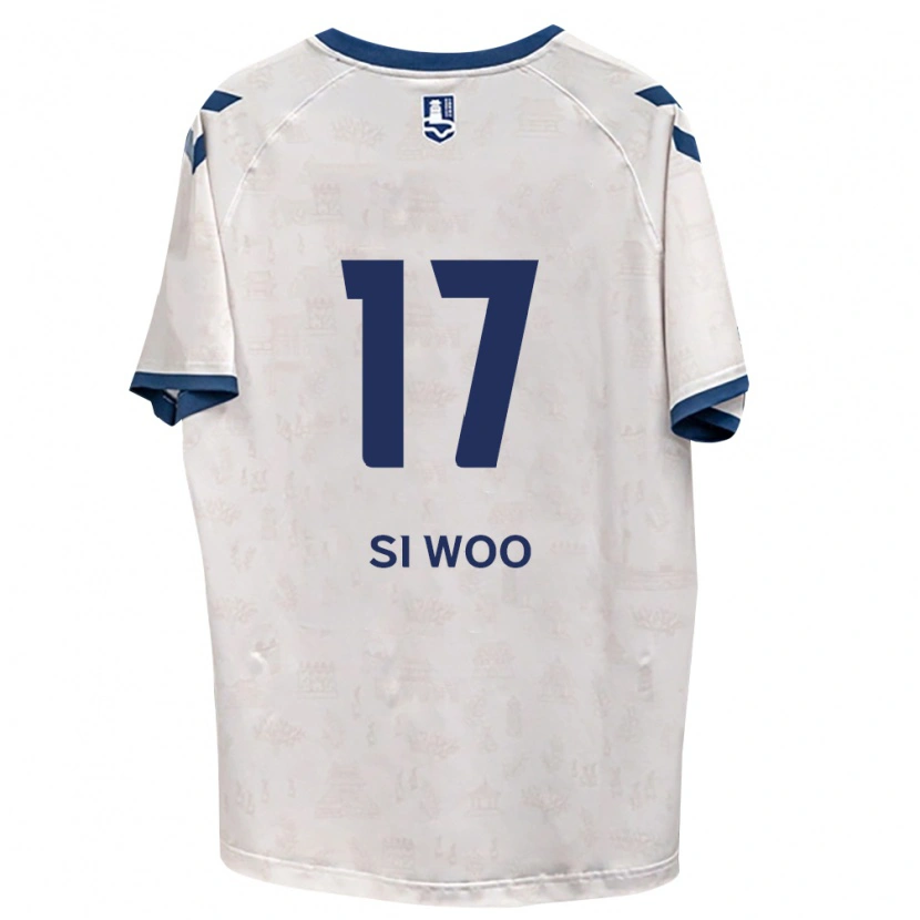 Danxen Męski Si-Woo Eom #17 Królewski Niebieski Biały Wyjazdowa Koszulka 2026/27 Koszulki Klubowe