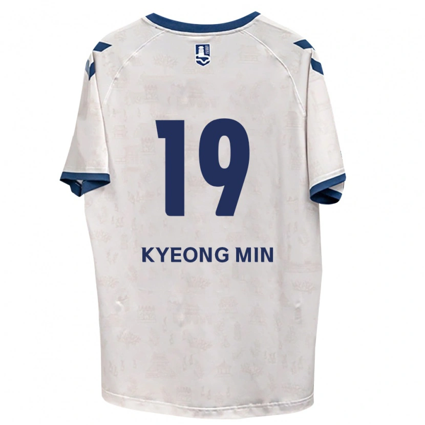 Danxen Męski Kyeong-Min Kim #19 Królewski Niebieski Biały Wyjazdowa Koszulka 2026/27 Koszulki Klubowe
