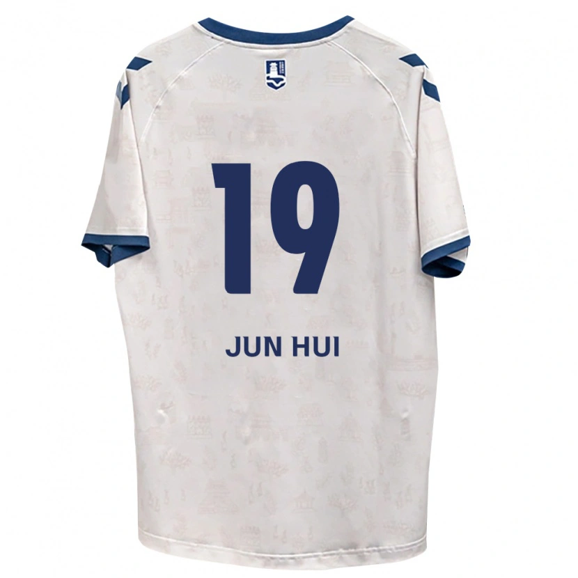 Danxen Męski Jun-Hui Park #19 Królewski Niebieski Biały Wyjazdowa Koszulka 2026/27 Koszulki Klubowe