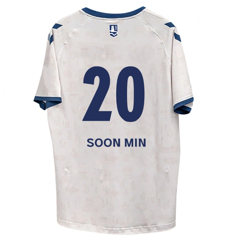 Danxen Męski Soon-Min Hwang #20 Królewski Niebieski Biały Wyjazdowa Koszulka 2026/27 Koszulki Klubowe