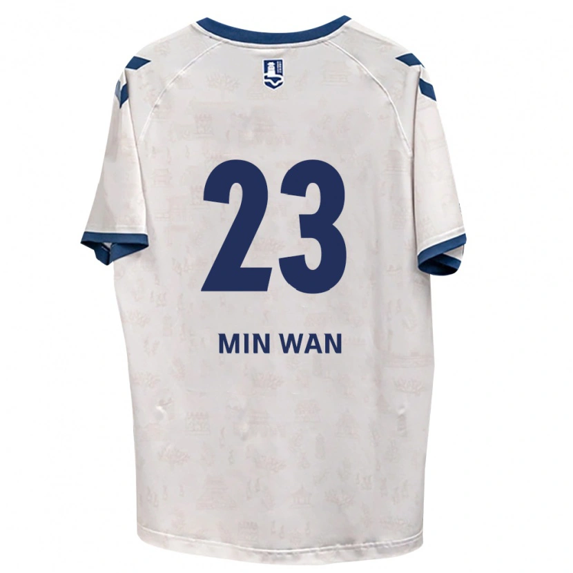 Danxen Męski Min-Wan Kang #23 Królewski Niebieski Biały Wyjazdowa Koszulka 2026/27 Koszulki Klubowe