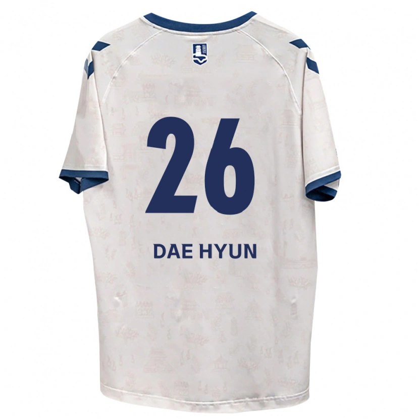 Danxen Męski Dae-Hyun Kim #26 Królewski Niebieski Biały Wyjazdowa Koszulka 2026/27 Koszulki Klubowe