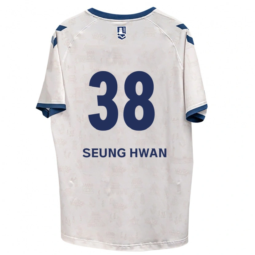 Danxen Męski Seung-Hwan Baek #38 Królewski Niebieski Biały Wyjazdowa Koszulka 2026/27 Koszulki Klubowe