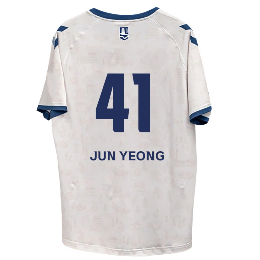 Danxen Męski Jun-Yeong Choi #41 Królewski Niebieski Biały Wyjazdowa Koszulka 2026/27 Koszulki Klubowe
