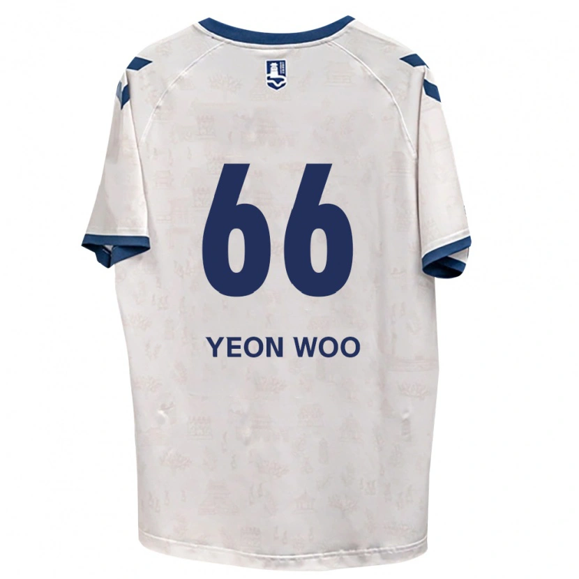 Danxen Męski Yeon-Woo Jang #66 Królewski Niebieski Biały Wyjazdowa Koszulka 2026/27 Koszulki Klubowe