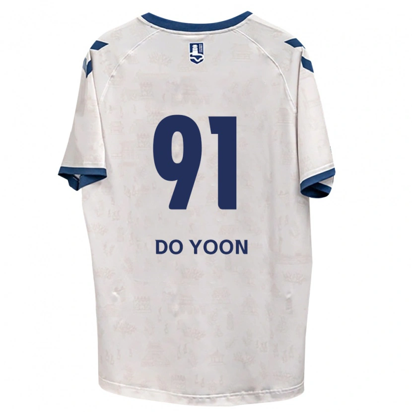 Danxen Męski Do-Yoon Kim #91 Królewski Niebieski Biały Wyjazdowa Koszulka 2026/27 Koszulki Klubowe