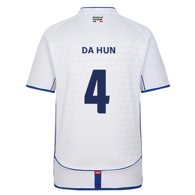 Danxen Męski Da-Hun Choi #4 Czarny Biały Czerwony Wyjazdowa Koszulka 2026/27 Koszulki Klubowe