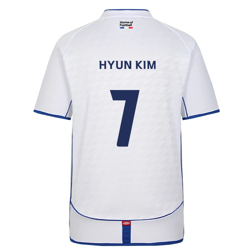 Danxen Męski Hyun Kim #7 Czarny Biały Czerwony Wyjazdowa Koszulka 2026/27 Koszulki Klubowe