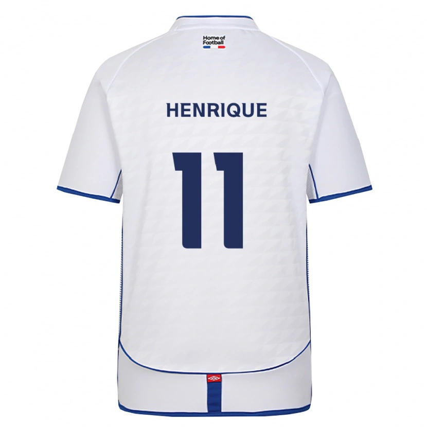 Danxen Męski Paulo Henrique #11 Czarny Biały Czerwony Wyjazdowa Koszulka 2026/27 Koszulki Klubowe