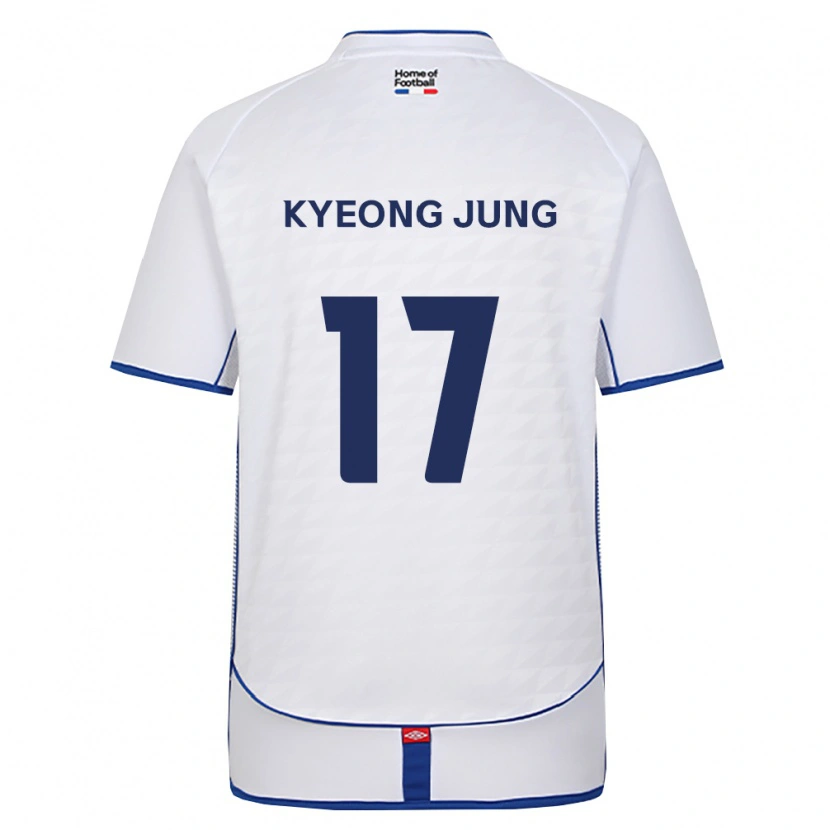 Danxen Męski Kyeong-Jung Kim #17 Czarny Biały Czerwony Wyjazdowa Koszulka 2026/27 Koszulki Klubowe