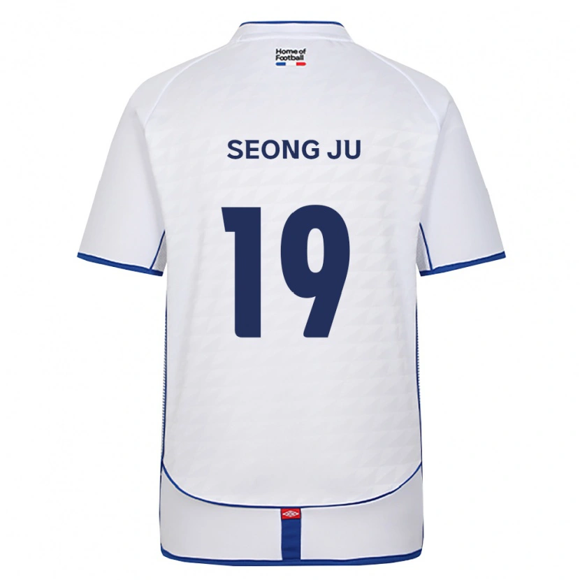 Danxen Męski Seong-Ju Kim #19 Czarny Biały Czerwony Wyjazdowa Koszulka 2026/27 Koszulki Klubowe