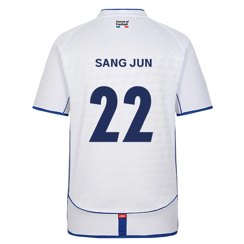 Danxen Męski Sang-Jun Kim #22 Czarny Biały Czerwony Wyjazdowa Koszulka 2026/27 Koszulki Klubowe