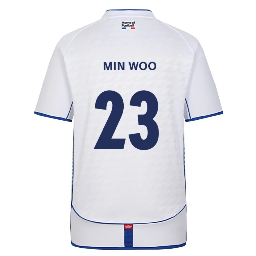 Danxen Męski Min-Woo Kim #23 Czarny Biały Czerwony Wyjazdowa Koszulka 2026/27 Koszulki Klubowe