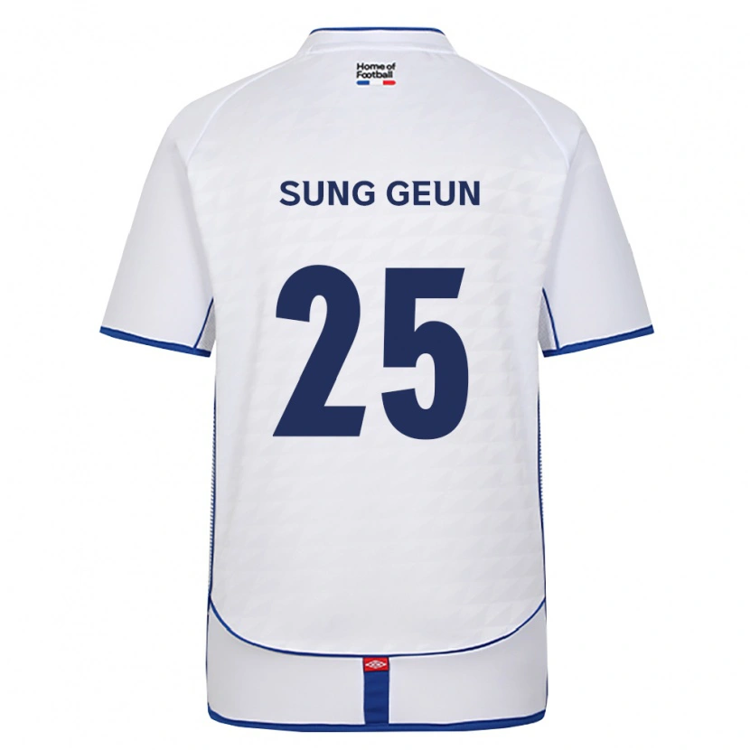 Danxen Męski Sung-Geun Choi #25 Czarny Biały Czerwony Wyjazdowa Koszulka 2026/27 Koszulki Klubowe