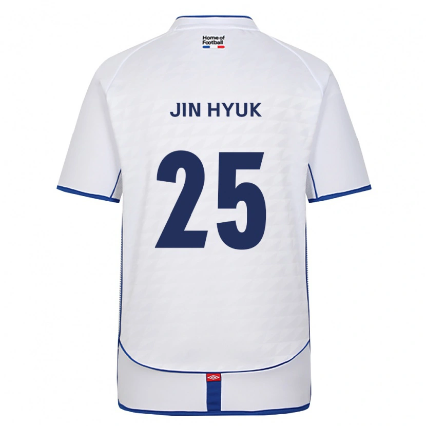 Danxen Męski Jin-Hyuk Lee #25 Czarny Biały Czerwony Wyjazdowa Koszulka 2026/27 Koszulki Klubowe
