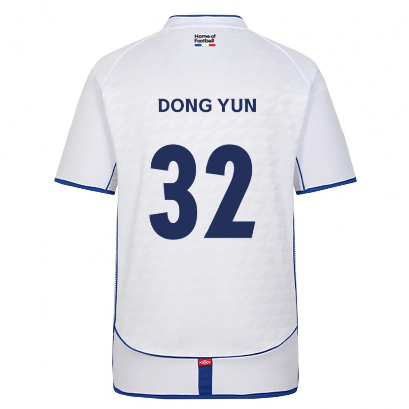 Danxen Męski Dong-Yun Jeong #32 Czarny Biały Czerwony Wyjazdowa Koszulka 2026/27 Koszulki Klubowe