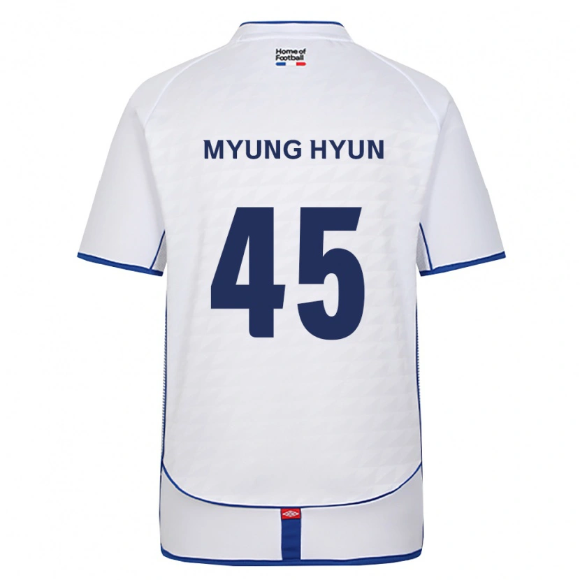 Danxen Męski Myung-Hyun Hwang #45 Czarny Biały Czerwony Wyjazdowa Koszulka 2026/27 Koszulki Klubowe