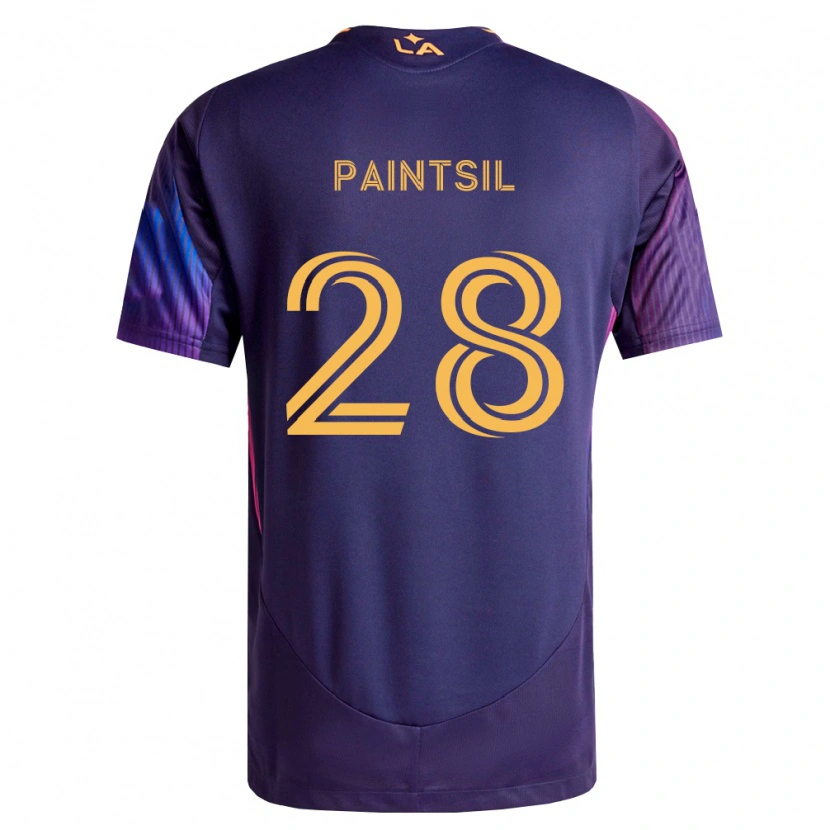 Danxen Męski Joseph Paintsil #28 Głęboka Purpura Żółty Wyjazdowa Koszulka 2026/27 Koszulki Klubowe