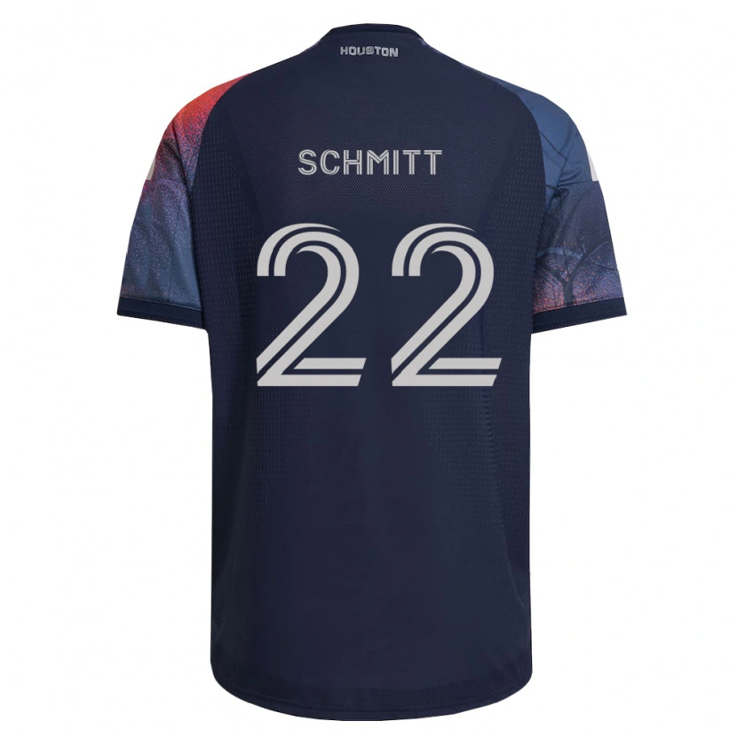 Danxen Męski Tate Schmitt #22 Głęboki Niebieski Biały Pomarańczowy Wyjazdowa Koszulka 2026/27 Koszulki Klubowe
