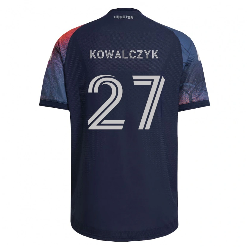 Danxen Męski Sebastian Kowalczyk #27 Głęboki Niebieski Biały Pomarańczowy Wyjazdowa Koszulka 2026/27 Koszulki Klubowe