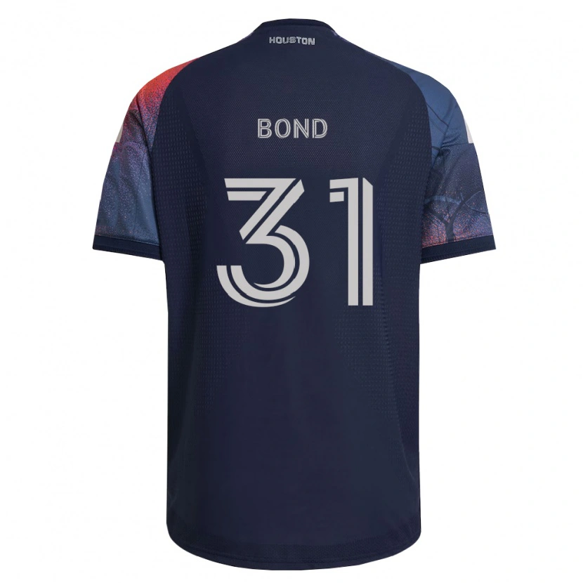 Danxen Męski Jonathan Bond #31 Głęboki Niebieski Biały Pomarańczowy Wyjazdowa Koszulka 2026/27 Koszulki Klubowe