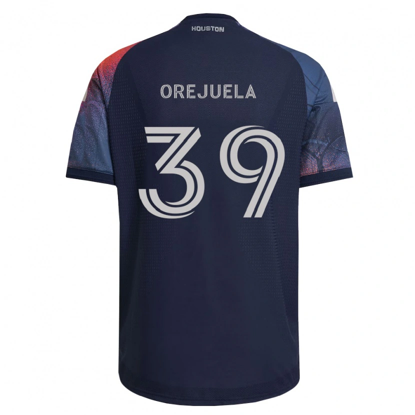 Danxen Męski Jesus Orejuela #39 Głęboki Niebieski Biały Pomarańczowy Wyjazdowa Koszulka 2026/27 Koszulki Klubowe