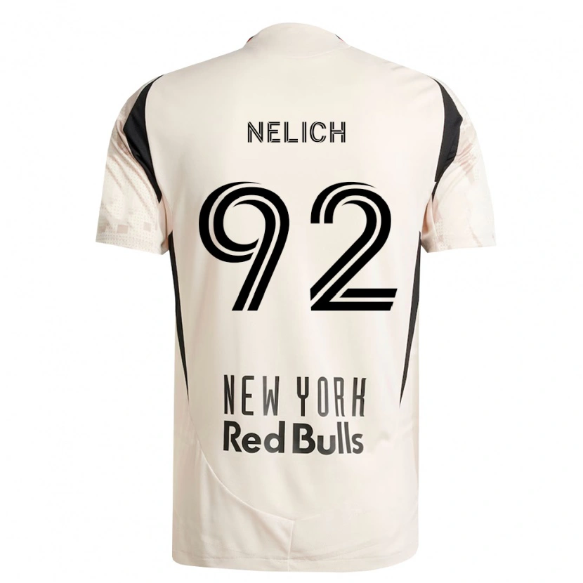 Danxen Męski Dennis Nelich #92 Kość Słoniowa Czerwony Czarny Wyjazdowa Koszulka 2026/27 Koszulki Klubowe