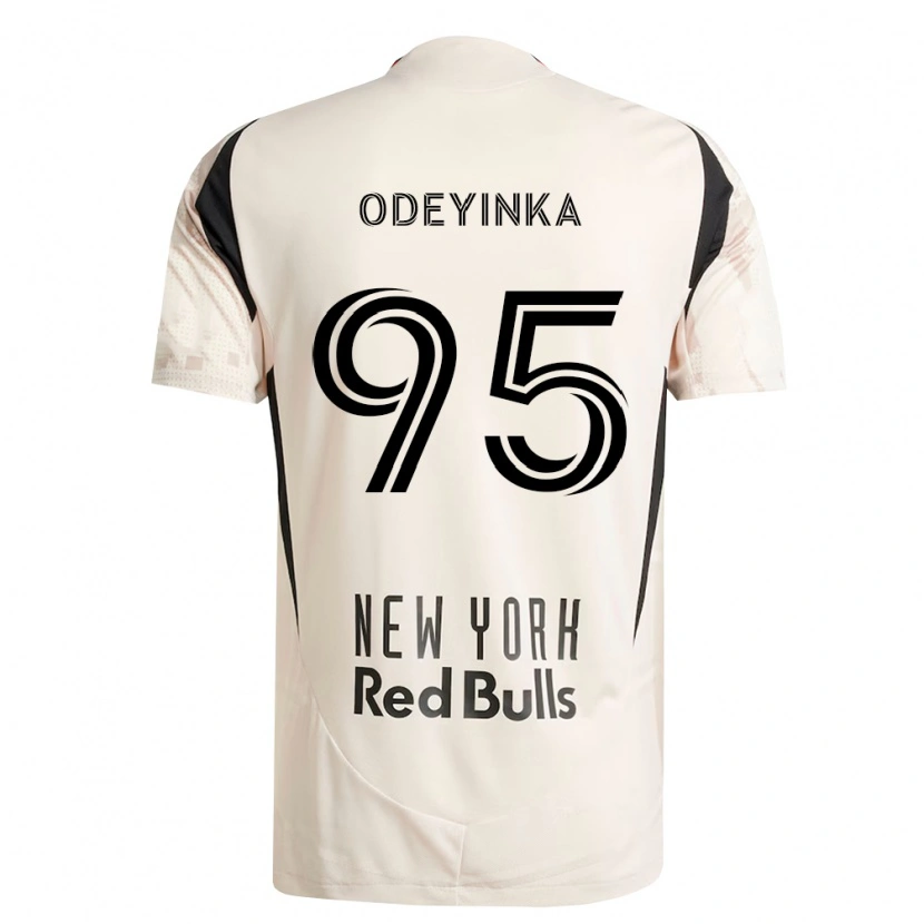 Danxen Męski Malik Odeyinka #95 Kość Słoniowa Czerwony Czarny Wyjazdowa Koszulka 2026/27 Koszulki Klubowe