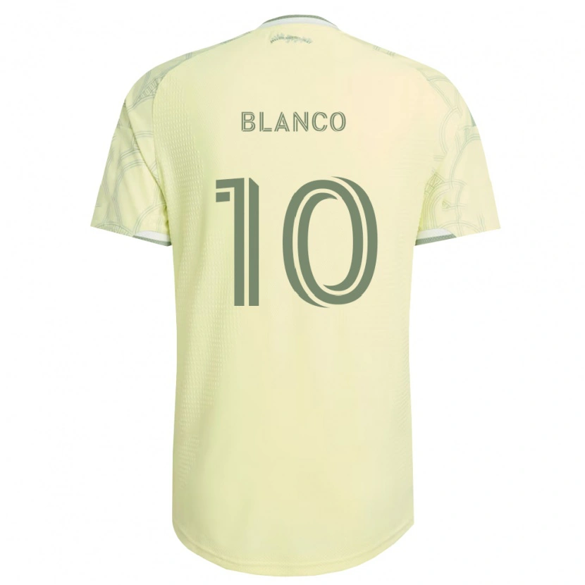 Danxen Męski Sebastián Blanco #10 Beżowy Biały Wyjazdowa Koszulka 2026/27 Koszulki Klubowe