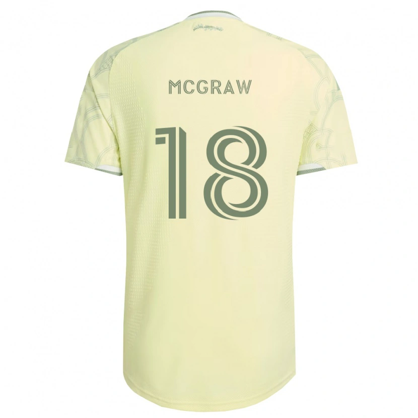 Danxen Męski Zac Mcgraw #18 Beżowy Biały Wyjazdowa Koszulka 2026/27 Koszulki Klubowe