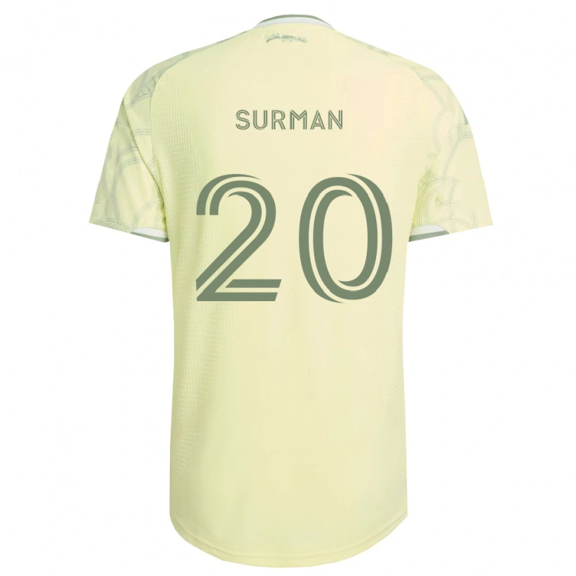 Danxen Męski Finn Surman #20 Beżowy Biały Wyjazdowa Koszulka 2026/27 Koszulki Klubowe